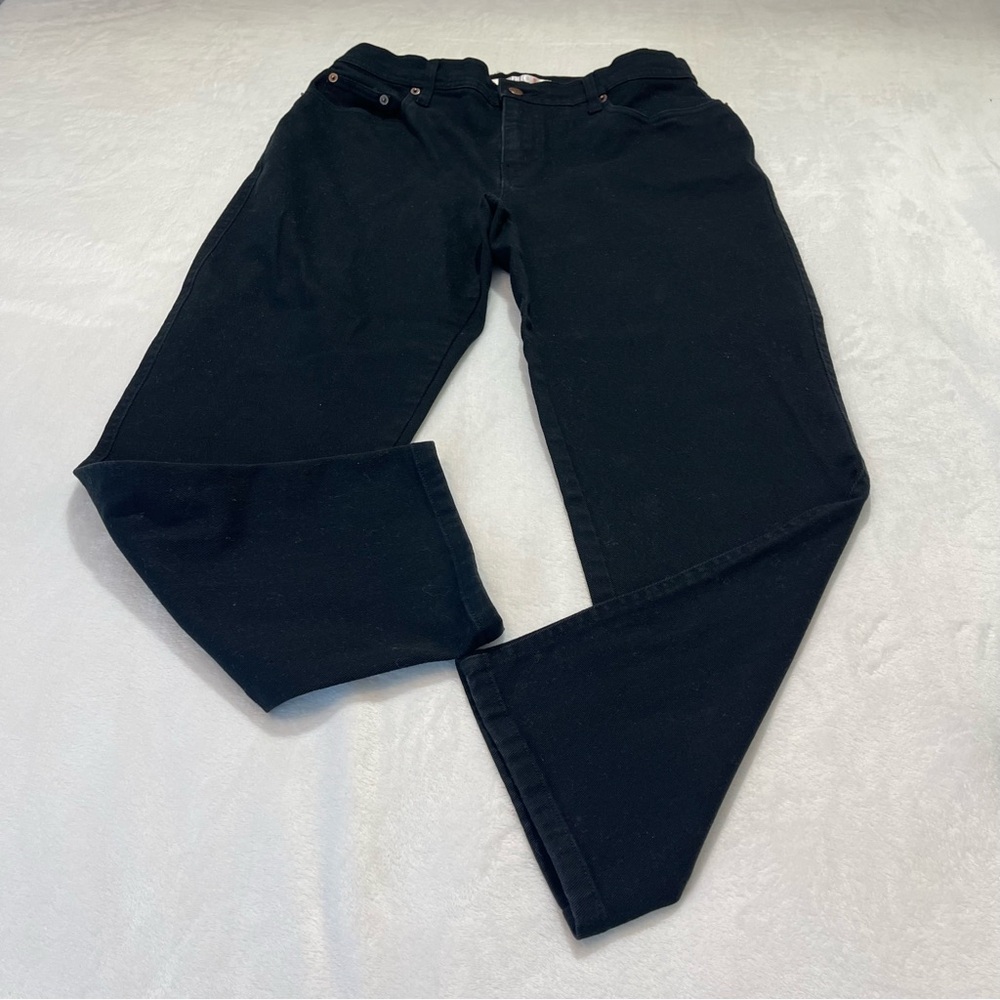 BILL BLASS WOMENS SIZE 12P BLACK JEANS